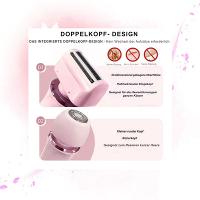 2-in-1 Elektrischer Rasierer - LUVELLA - Luxéa